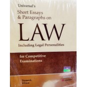 Universal's Short Essays & Paragraphs on Law (Including Legal Personalities) for Competitive Examinations by Manish Arora | LexisNexis